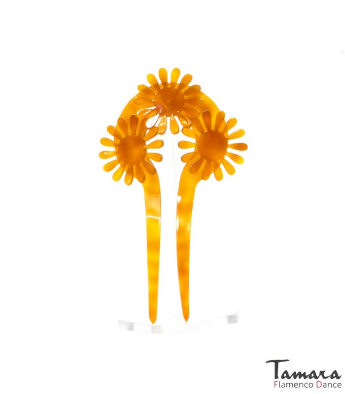 Peinecillo Margaritas Altas - Nácar 10.5 cm