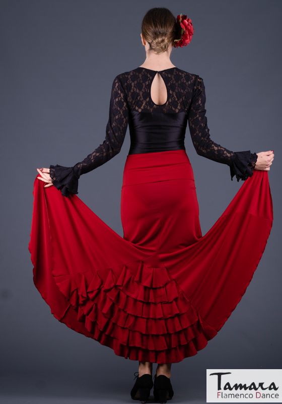 Falda flamenco Almería - Viscosa