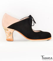 Zapatos de flamenco Arty Carrete 6cm Claveles