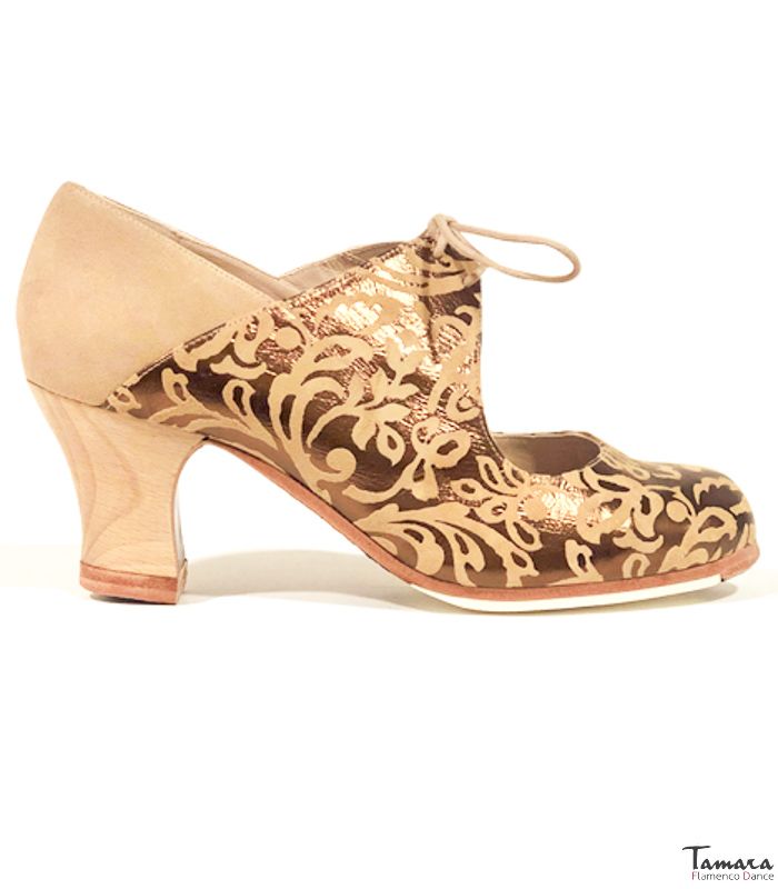 Zapatos de flamenco Arty Diseño 05 Carrete 6cm Madera