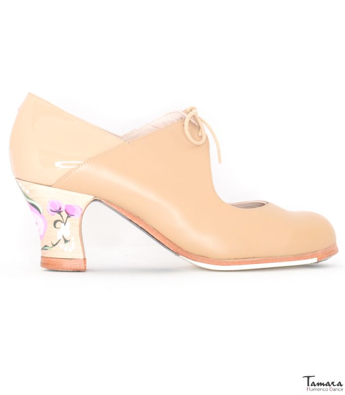 Zapatos de flamenco Arty Camel Carrete 6cm Casilda Rosa