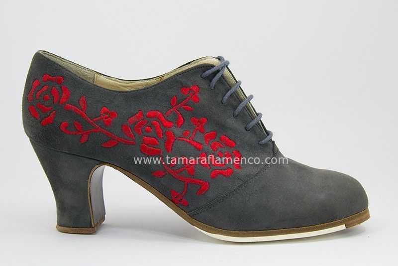 Zapatos de flamenco Ingles Bordado