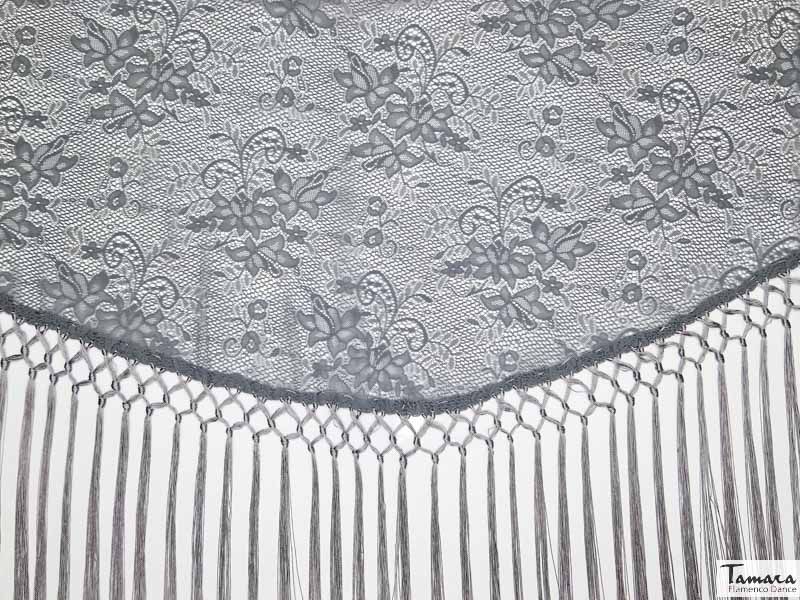 Mantoncillo Mujer - Encaje Gris