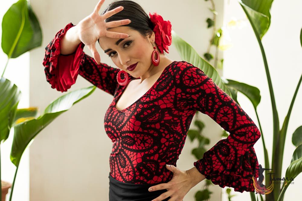 Camiseta Rania - Punto elástico XL Estampado beig