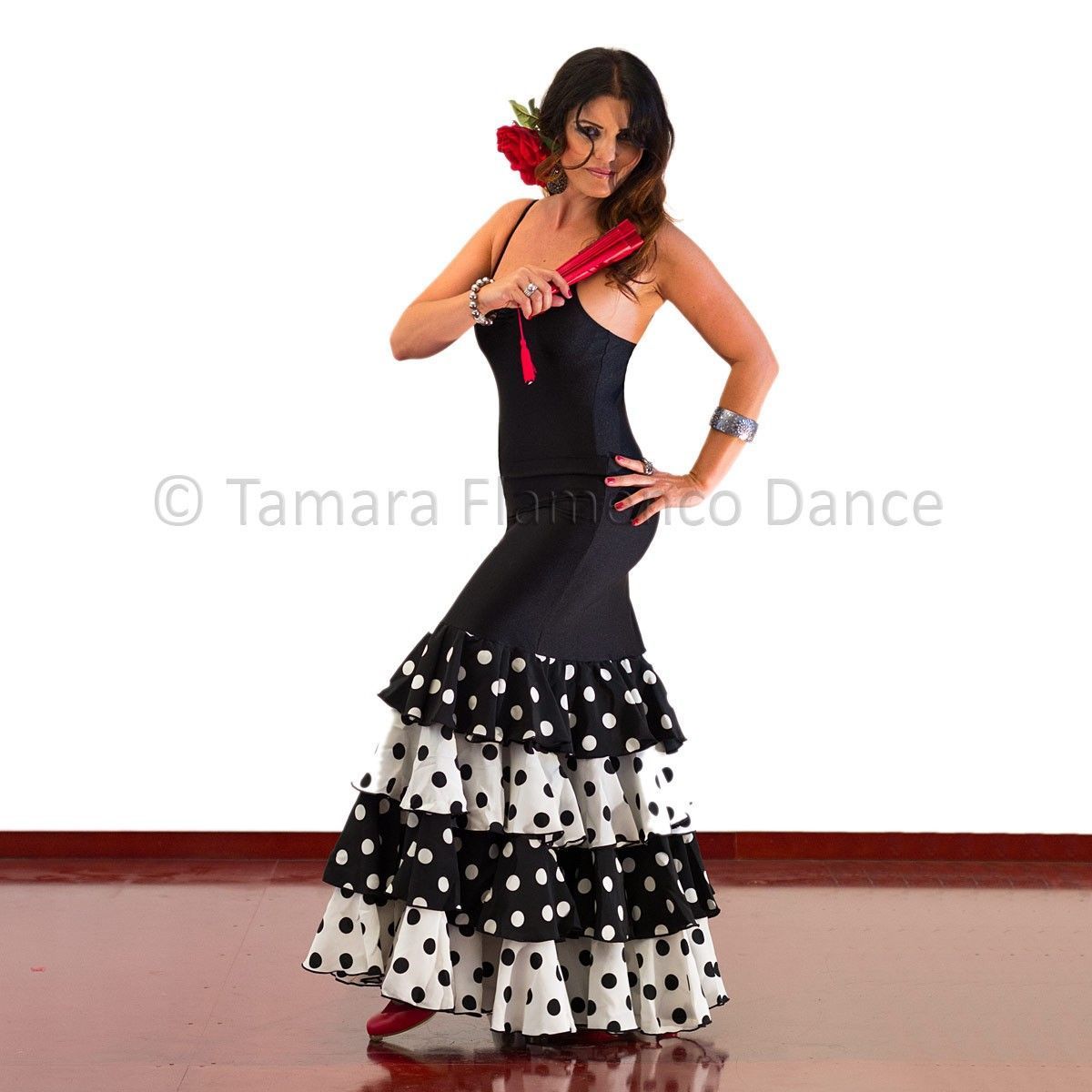 Falda flamenco Buleria - Lycra y koshivo