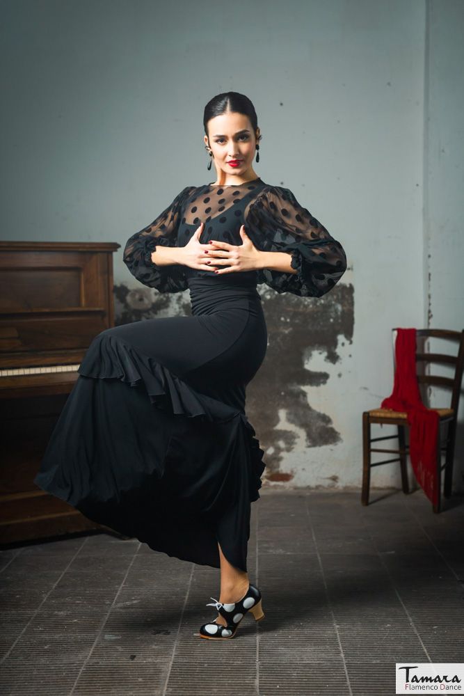 Falda flamenco Tanguera - Punto elástico