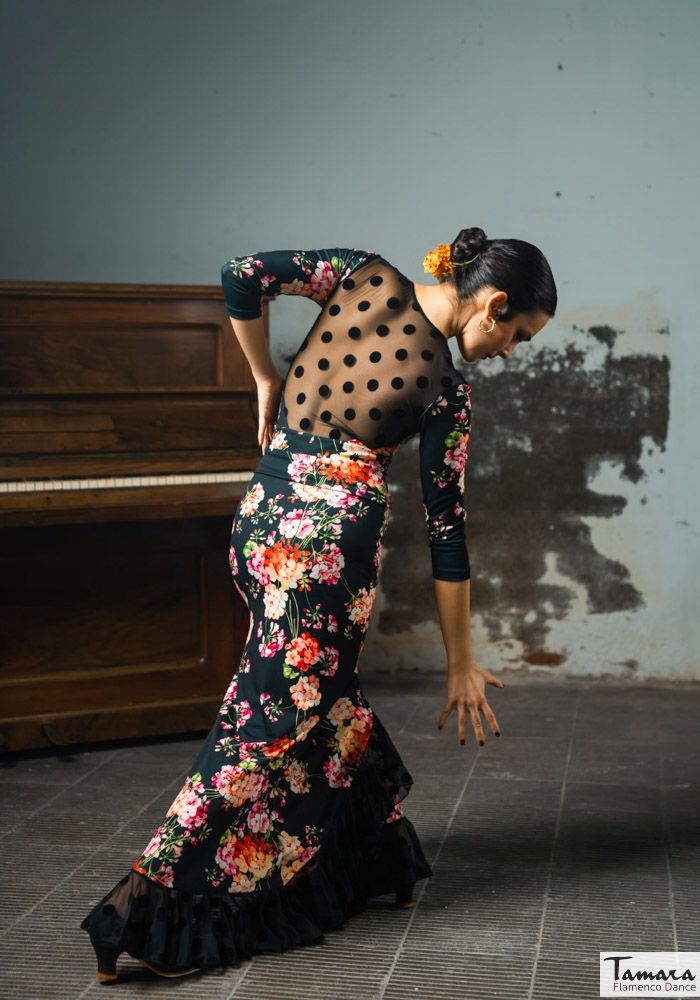 Falda flamenco Yumbel - Punto y tul elástico