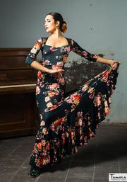 Falda flamenco Maule - Punto y tul elástico