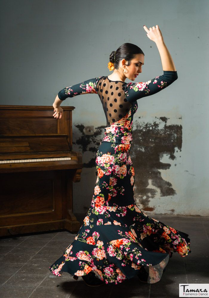 Falda flamenco Maule - Punto y tul elástico