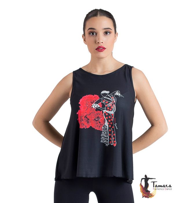 Camiseta flamenca - Diseño 15 L