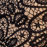 Camiseta Rania - Punto elástico Estampado beig