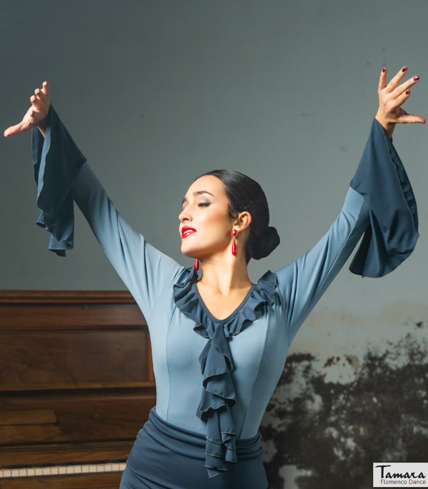 Camiseta Angol - Punto elástico Negro