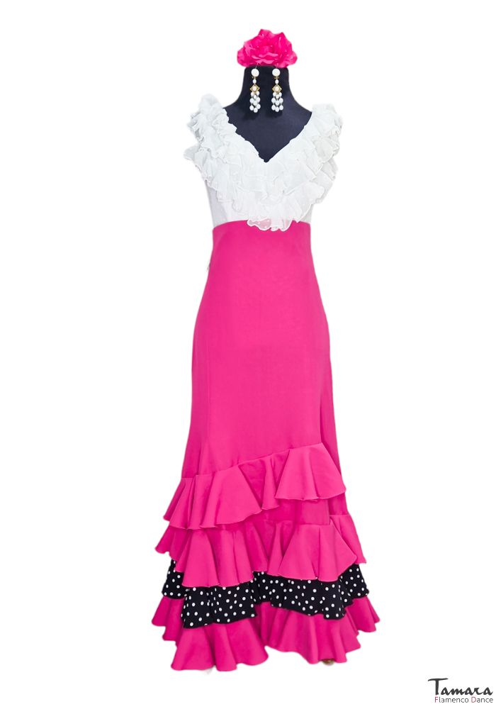 Falda flamenca Talla 36/38 - Eri Fuxia