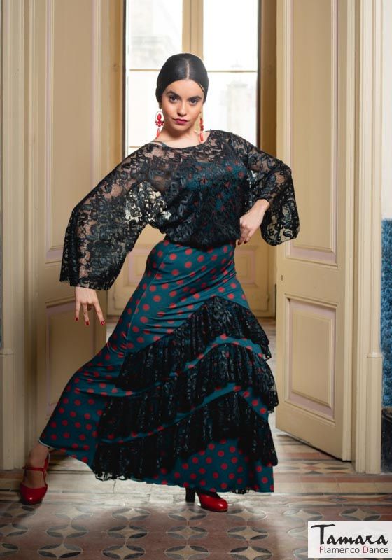 Falda flamenco Santafe - Punto elástico