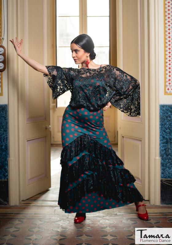 Falda flamenco Santafe - Punto elástico