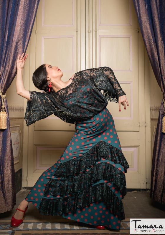 Falda flamenco Santafe - Punto elástico