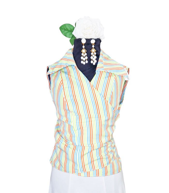 Camisa flamenca Rayas Colores - Talla M (40-42)