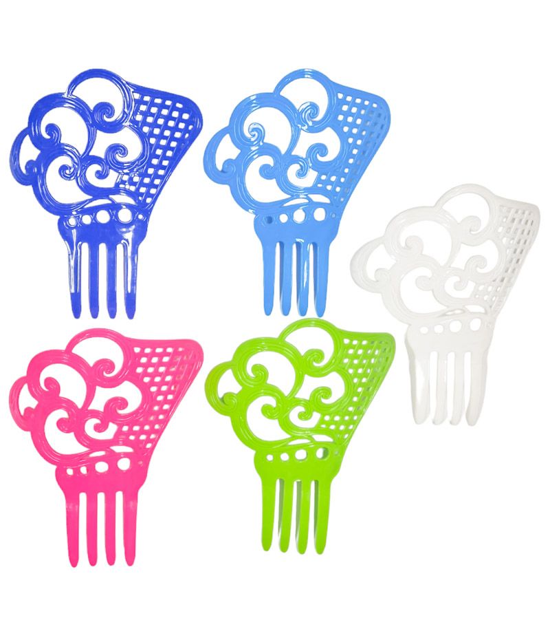 Peina flamenca Diseño 1 - Plastico 20.5x20 cm