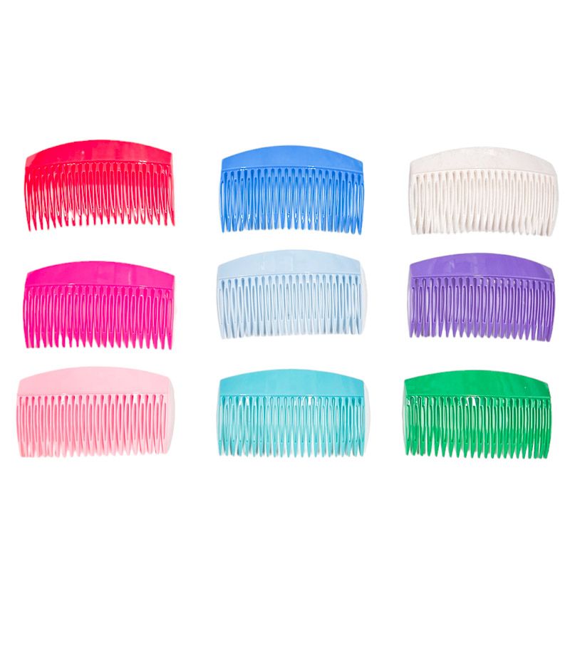 Peinecillo flamenca Diseño 7 - Plastico 11x7 cm Verde Agua