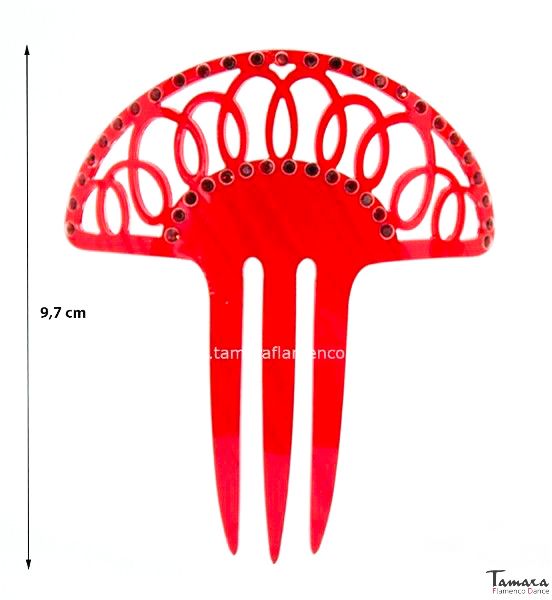 Peinecillo 05 - Nácar con piedras Nacar Clasico