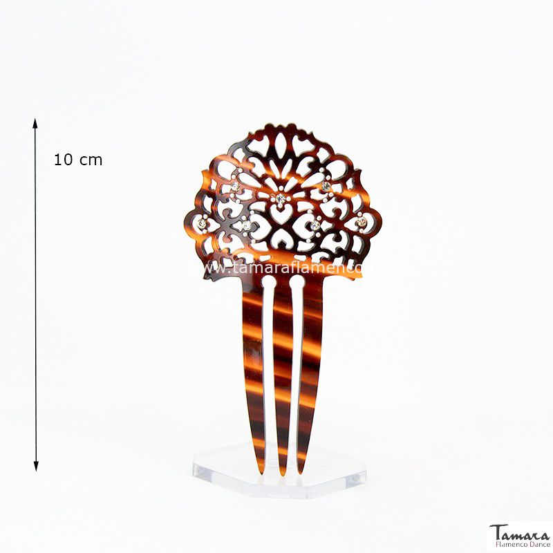 Peinecillo 37 - Nácar con piedras Nacar Clasico