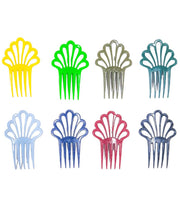 Peina flamenca Diseño 9 - Plastico 12.5x8 cm Negro