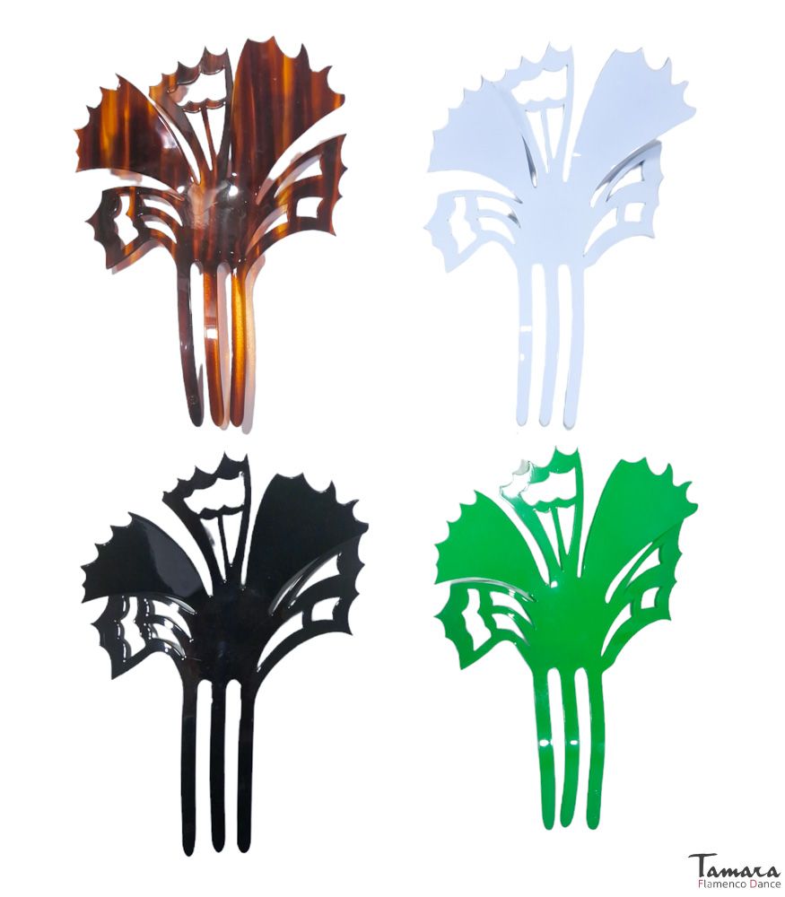 Peina flamenca Diseño 27 - Acetato 17x11.5cm