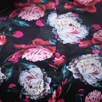 Camiseta Rania - Punto elástico L Estampado floral colorido