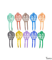 Peinecillo flamenca Diseño 33 - Pasta 12 x 5.5 cm