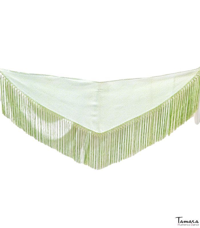 Mantoncillo Estampado Mujer - Florecitas Verdes