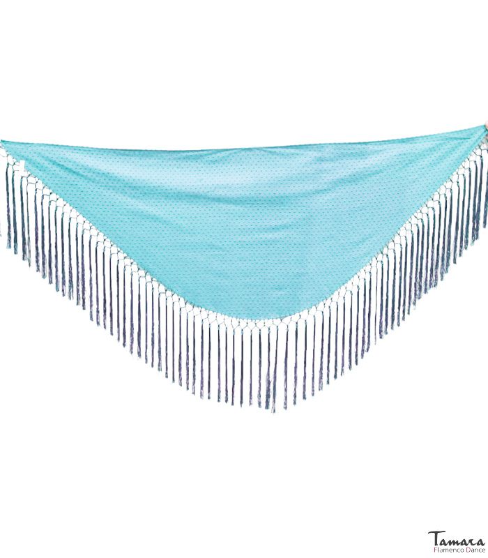Mantoncillo Plumeti Mujer - Turquesa