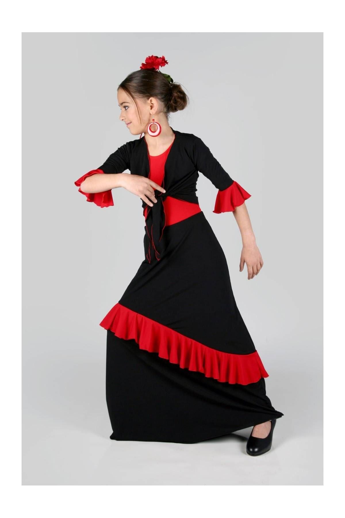 Falda flamenco Retinto Niña - Punto