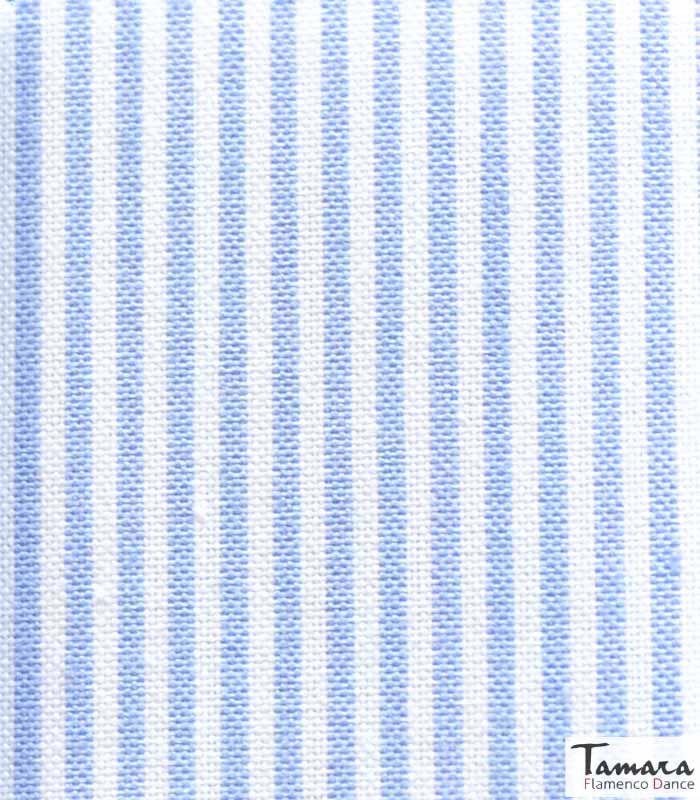 Chaqueta Campera/Venenciador/Bailaor flamenco - Rayas/Cuadros infantil Azul - 500 Lineas