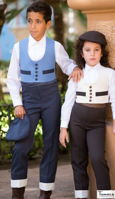 Pantalon Liso - Con Vuelta Infantil Marron