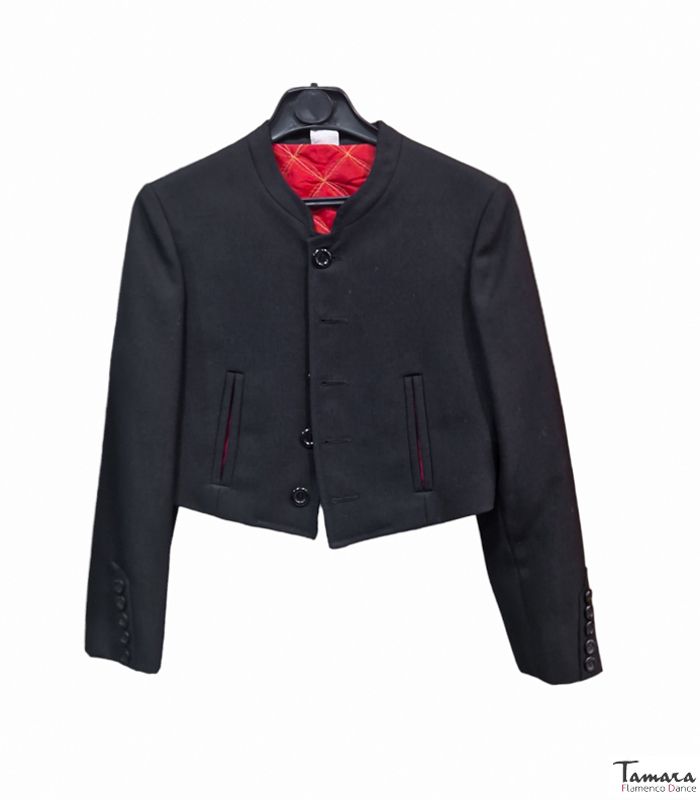 Chaqueta Campera/Venenciador/Bailaor flamenco infantil 13 Negro