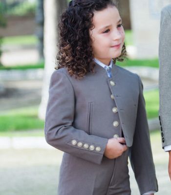 Chaqueta Campera/Venenciador/Bailaor flamenco infantil Gris