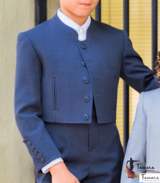 Chaqueta Campera/Venenciador/Bailaor flamenco infantil 05 Azul