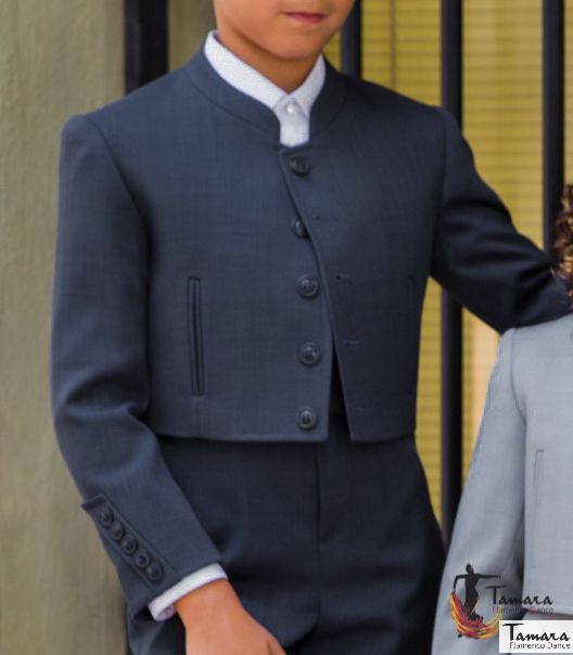 Chaqueta Campera/Venenciador/Bailaor flamenco infantil 06 Azul