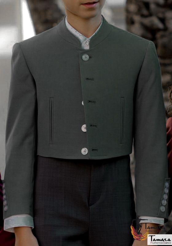 Chaqueta Campera/Venenciador/Bailaor flamenco infantil 06 Verde especial