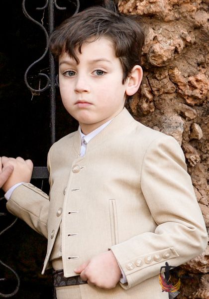 Chaqueta Campera/Venenciador/Bailaor flamenco infantil 03 Beige