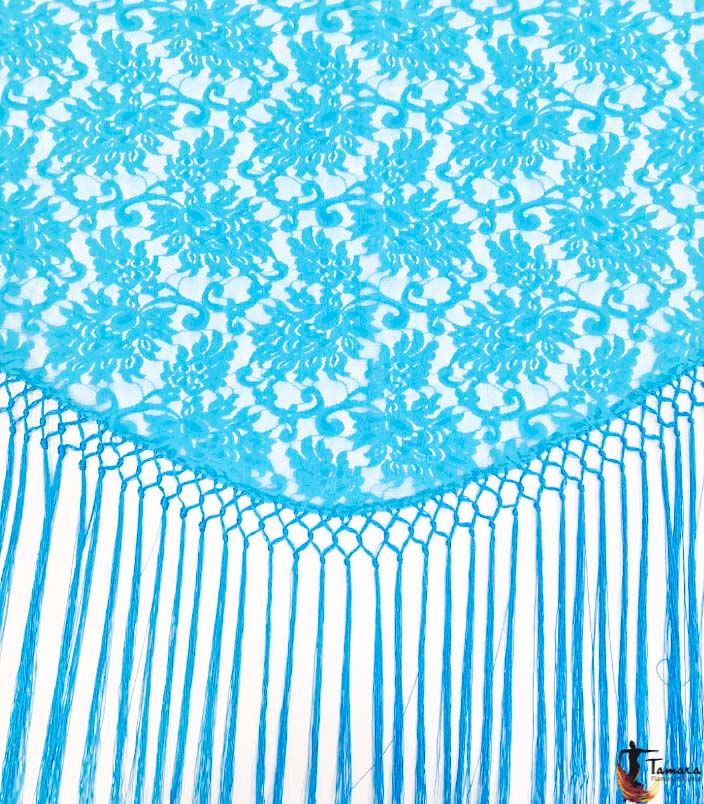 Mantoncillo Mujer - Encaje Turquesa