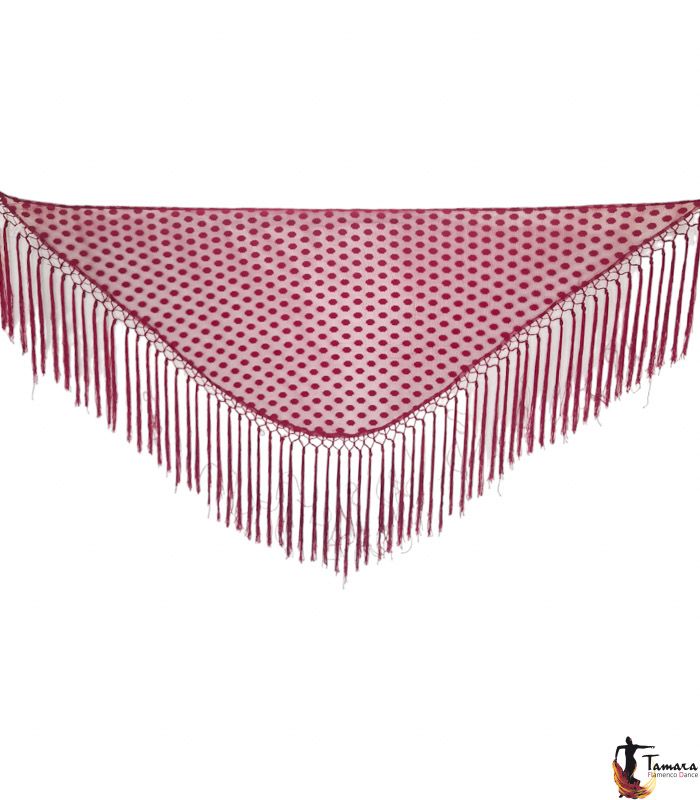 Mantoncillo Mujer - Lunares Burdeos