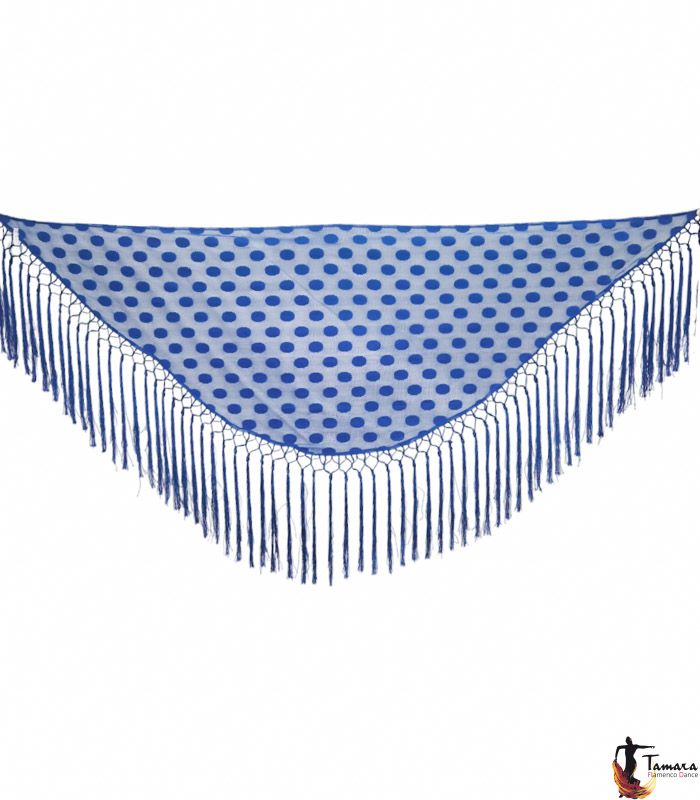 Mantoncillo Mujer - Lunares Azul