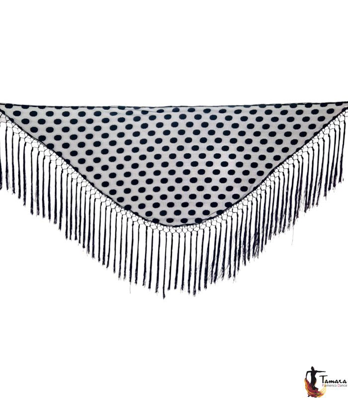 Mantoncillo Mujer - Lunares Negro