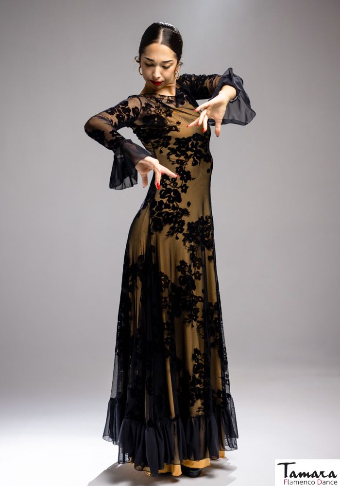 Sobrevestido Raiz - Tul elástico y terciopelo