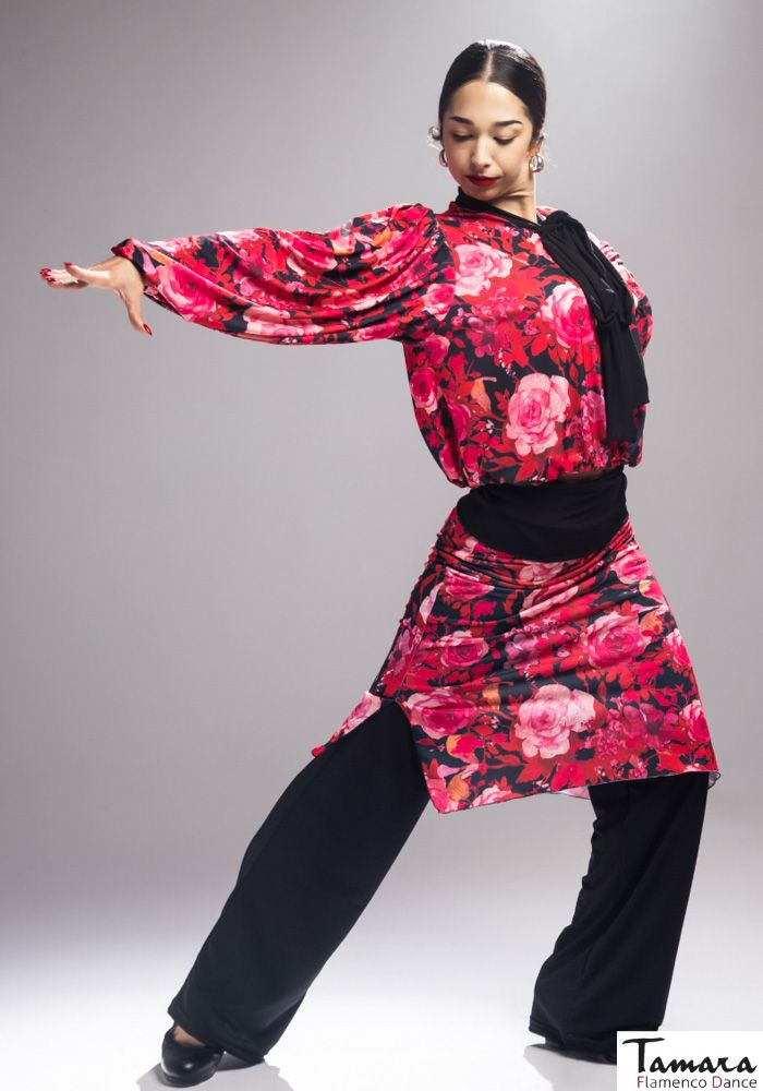 Falda flamenco Falda-Pantalon Niebla - Punto elástico