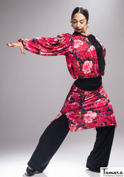 Camiseta Ceniza - Punto elástico Negro