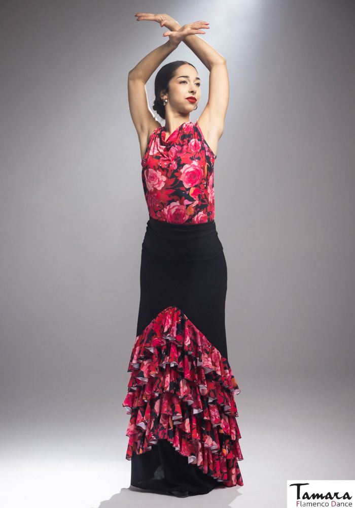 Falda Granizo - Punto elástico Estampado