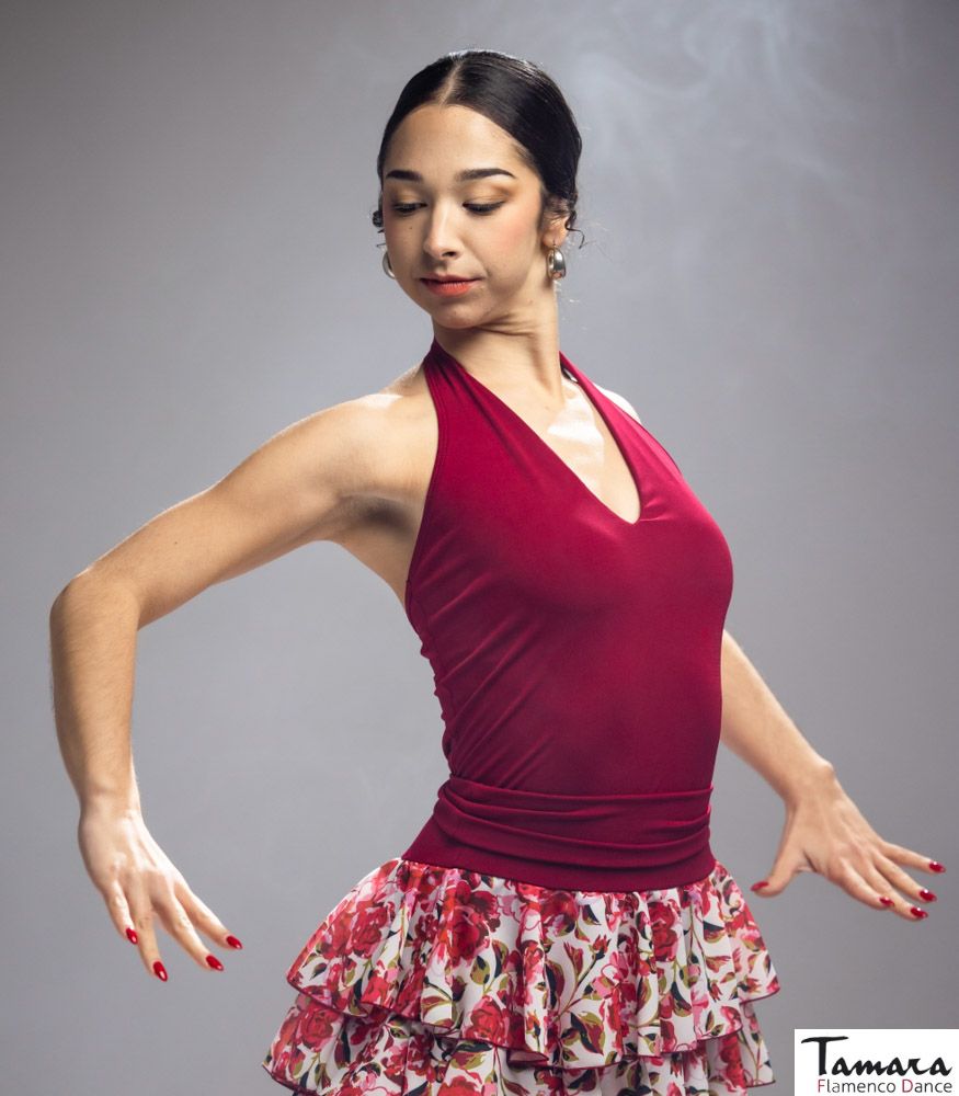 Camiseta Mostazal - Punto elástico Negro