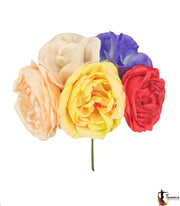 Ramillete flores flamenca - Diseño 6 Grande